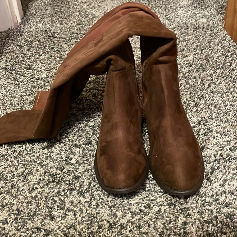 Brown Knee High Boots
